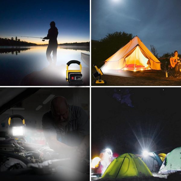 T-SUN Projecteur LED Rechargeable 30W 2500LM – Image 5