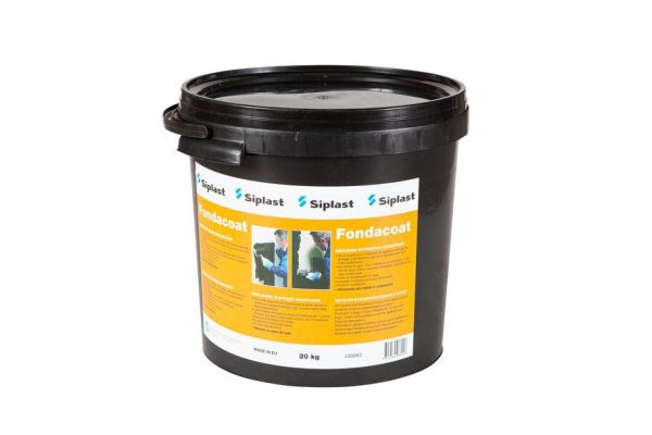 Siplast Fondacoat, enduit bitumineux sans solvant.